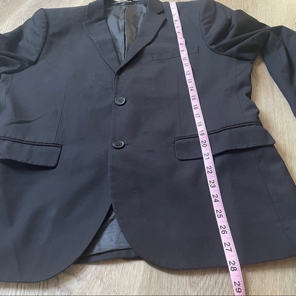 H&M | black two button blazer suit jacket - Picture 6 of 7